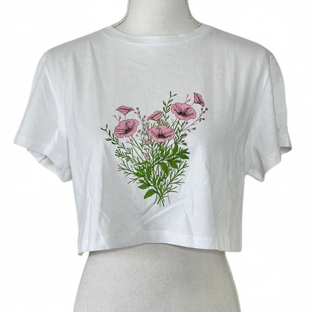 Floral crop top